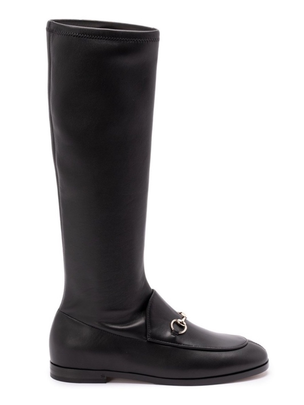 GUCCI Jordaan horsebit leather tall boots